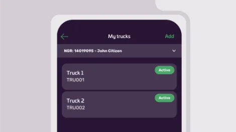 Prefill regularly entered information such as trucks, deliverers and paddocks My-trucks-web-image.png