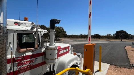 The first delivery through Rudall’s new weighbridge. Rudall weighbridge_web.jpg