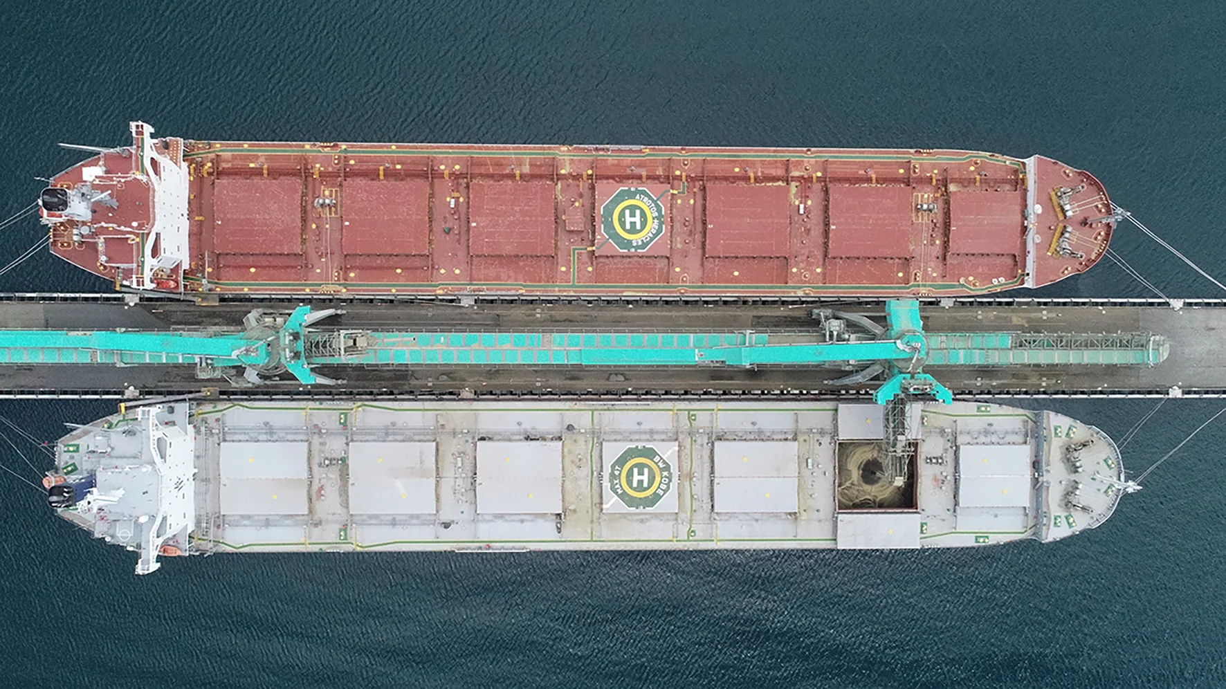 Two vessels at our Port Lincoln terminal. 20210202 monthly report.jpg