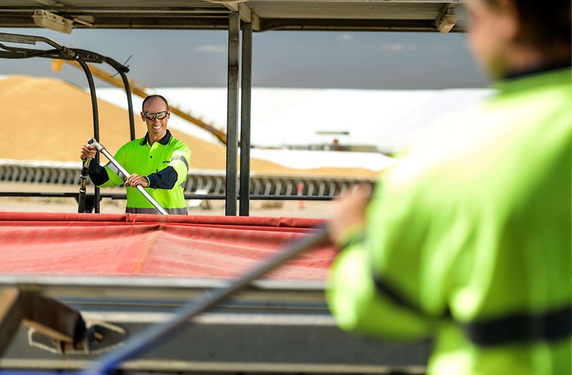 Growers deliver to our sites