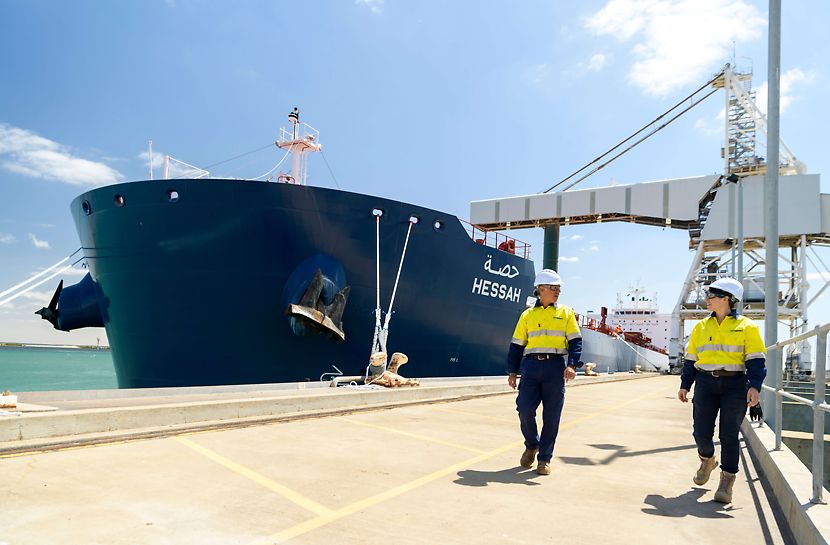 We outturn grain to end use customers via vessel, rail and road internationally and domestically
